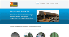 Desktop Screenshot of lionmesh.com