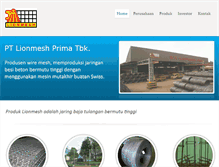 Tablet Screenshot of lionmesh.com